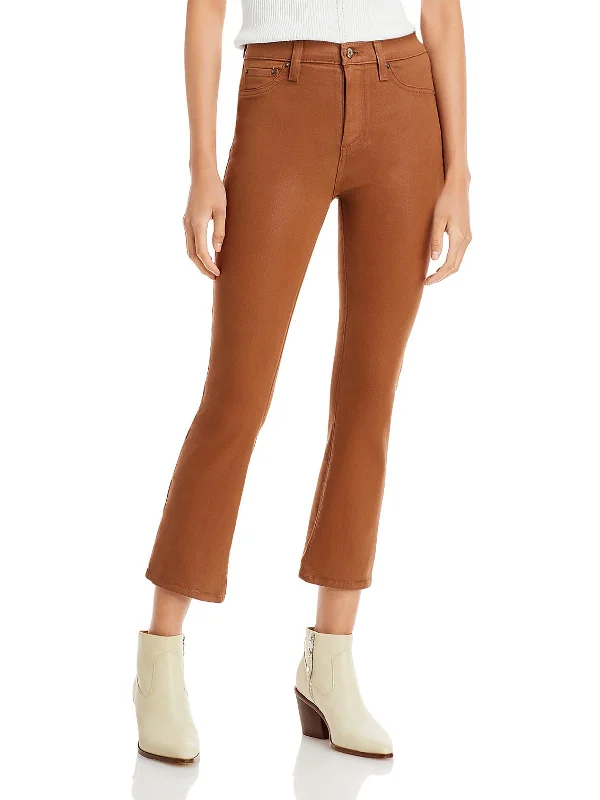 Colored women jeans in vibrant hues like red and yellow Womens Cropped High Rise Bootcut Jeans Colored women jeans in vibrant hues like red and yellow Womens Cropped High Rise Bootcut Jeans