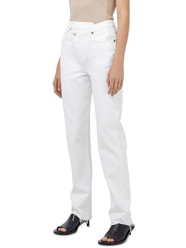 Plus - size women jeans for a comfortable and stylish fit Womens High-Rise Stretch Straight Leg Jeans Plus - size women jeans for a comfortable and stylish fit Womens High-Rise Stretch Straight Leg Jeans