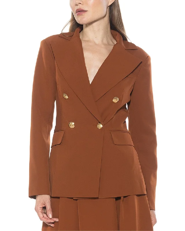 Double - Breasted Women's Polyester Blazers in Bright Colors for a Fun Style Alexia Admor Farrah Blazer