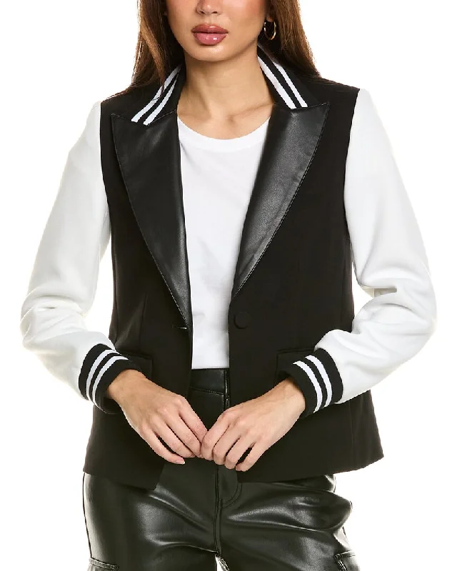 Plus Size Women's Military - Inspired Blazers with Gold Accents for a Bold Look DREW Joanna Jacket Plus Size Women's Military - Inspired Blazers with Gold Accents for a Bold Look DREW Joanna Jacket