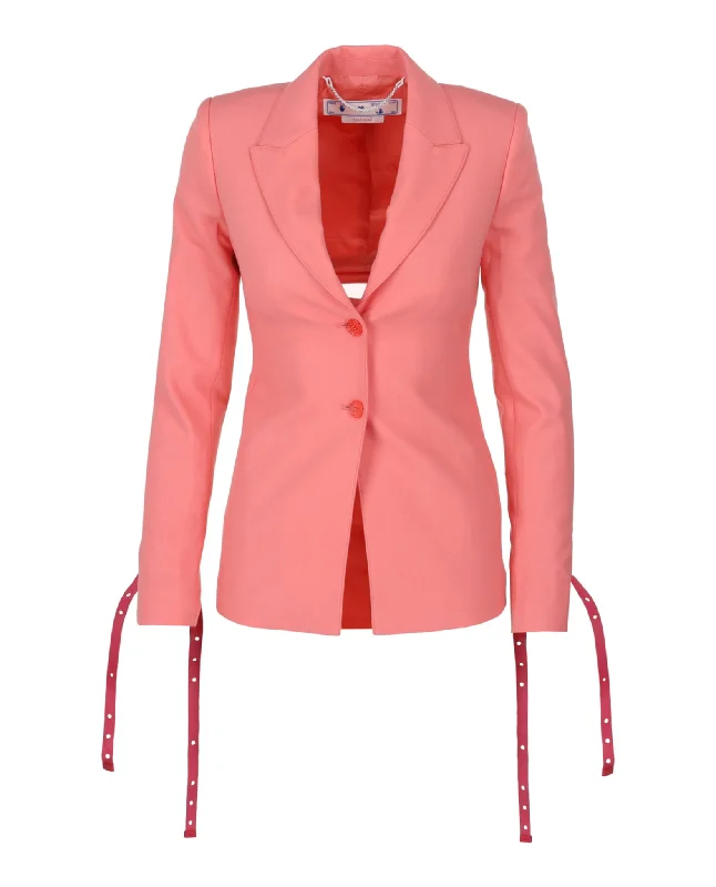 Single - Breasted Women's Linen Blend Blazers in Earth Tones for Casual Wear Laces Wool Blend Blazer Single - Breasted Women's Linen Blend Blazers in Earth Tones for Casual Wear Laces Wool Blend Blazer