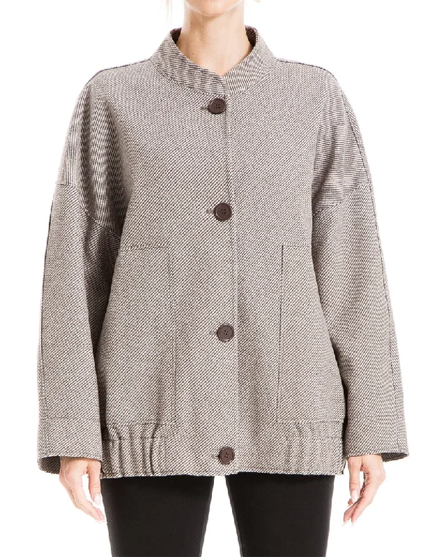 Single - Breasted Women's Corduroy Blazers in Mustard Yellow for an Autumn Vibe Max Studio Brushed Knit Jacket Single - Breasted Women's Corduroy Blazers in Mustard Yellow for an Autumn Vibe Max Studio Brushed Knit Jacket
