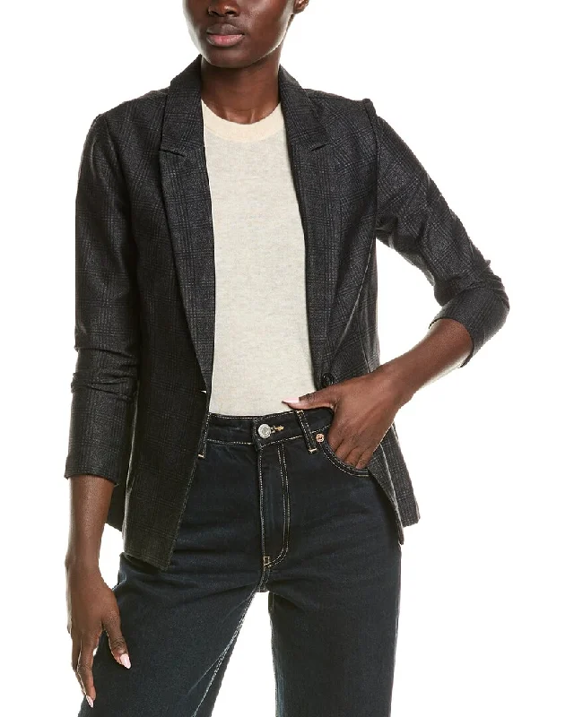 Women's Tailored Stretch Blazers in Navy Blue for Business Meetings Nanette Nanette Lepore Blazer Women's Tailored Stretch Blazers in Navy Blue for Business Meetings Nanette Nanette Lepore Blazer