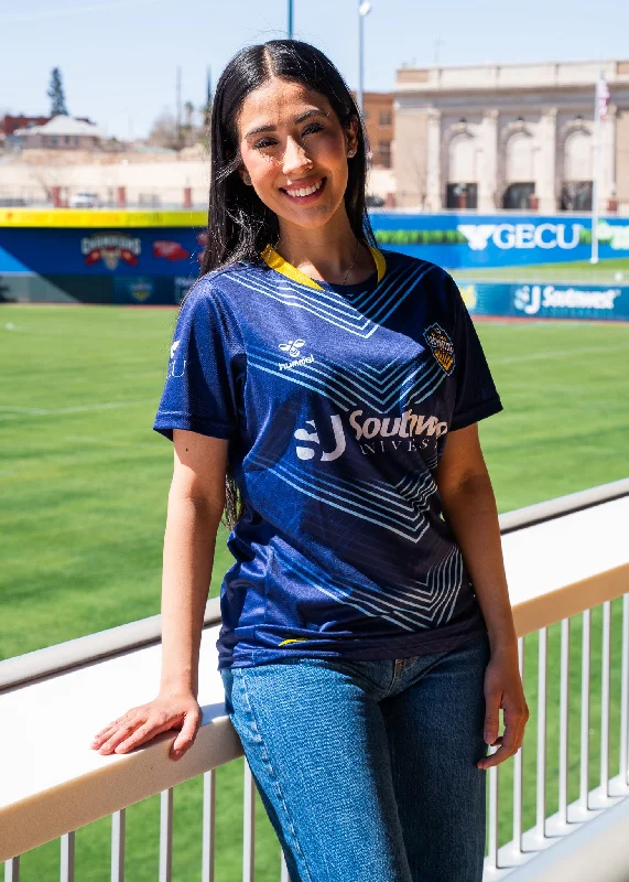 Women's jersey for tennis matches EL PASO LOCOMOTIVE 2024 WOMEN'S NAVY KIT- NEW