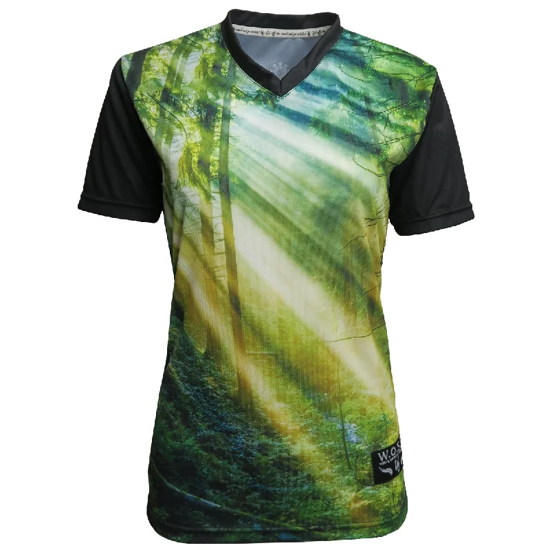 Embroidered women's jersey with intricate designs FOREST HARMONY JERSEY // SHORT SLEEVE // WOMENS Embroidered women's jersey with intricate designs FOREST HARMONY JERSEY // SHORT SLEEVE // WOMENS