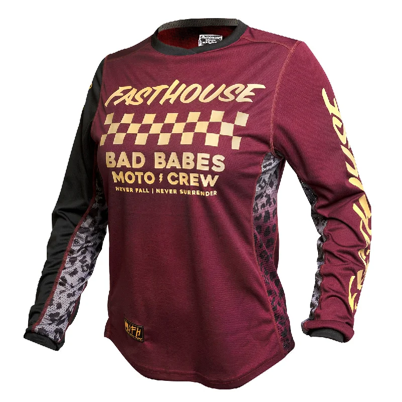 Women's jersey for beach sports Grindhouse Golden Crew Women's Jersey - Maroon