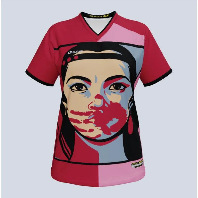 Women's jersey with a plus - size fit Indigenous People II Movement Ladies Custom Jersey Women's jersey with a plus - size fit Indigenous People II Movement Ladies Custom Jersey