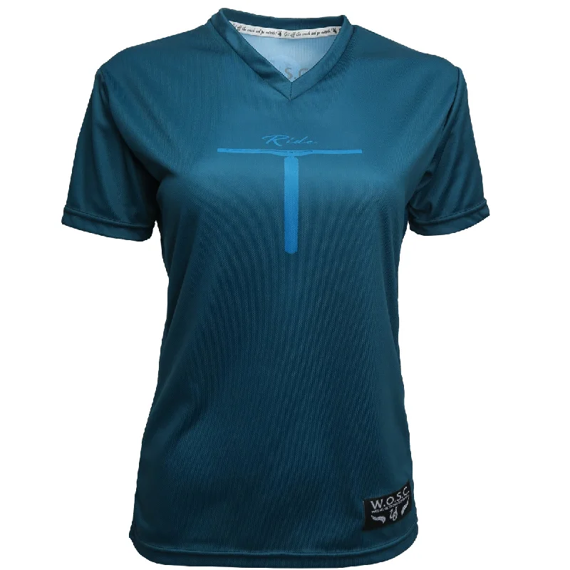 Women's jersey with a zip - up front for easy on - off RIDE JERSEY // WOMENS