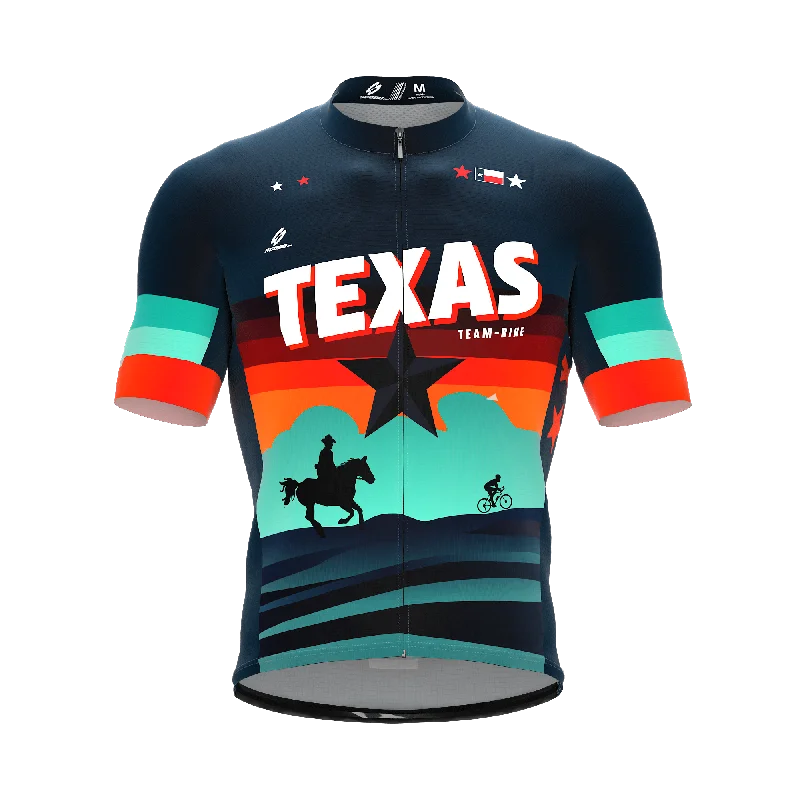 Women's jersey for dance workouts TEXAS Team Bike | Short Sleeve Cycling PRO Jersey | Men and Women Women's jersey for dance workouts TEXAS Team Bike | Short Sleeve Cycling PRO Jersey | Men and Women