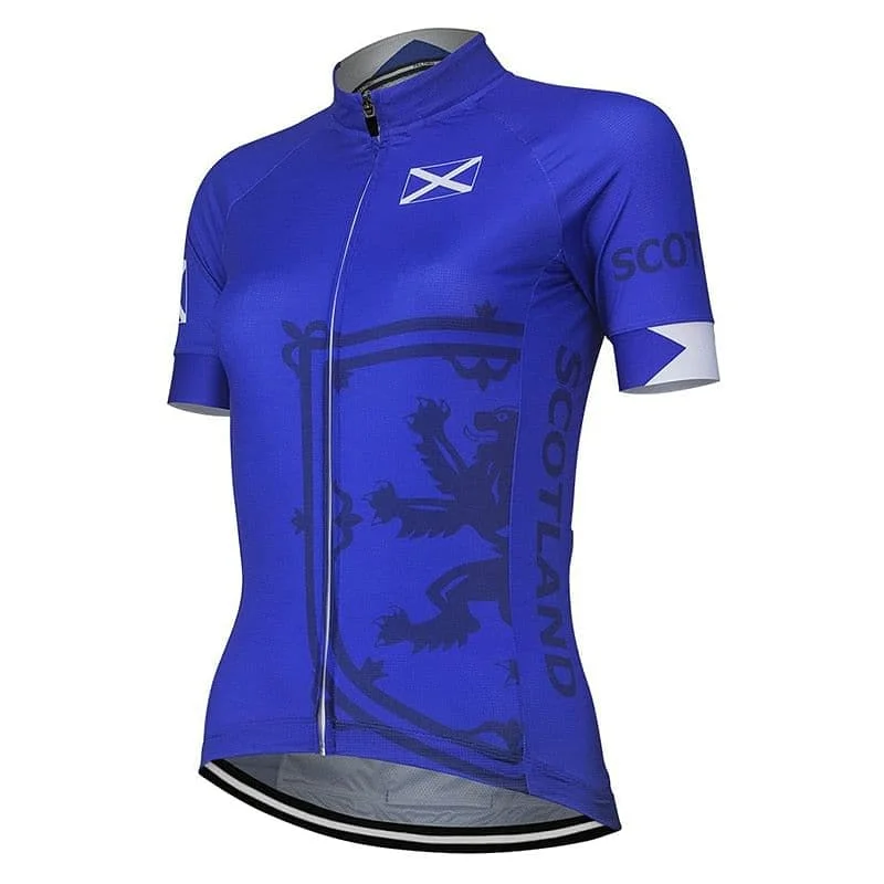 Loose - fitting women's jersey for a relaxed feel Women's Scotland Cycling Jersey