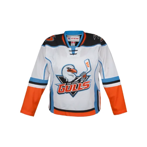 Women's jersey for dance workouts Women's San Diego Gulls White Replica Jersey