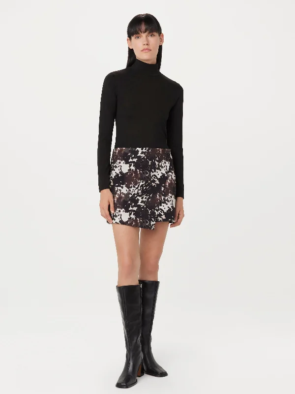 Skirts for a photo shoot The Printed Mini Skirt in Black