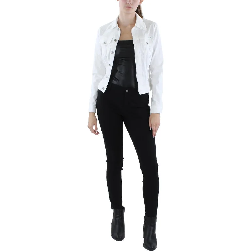 Long - Sleeve Denim Top for Cold Weather Layering AG Adriano Goldschmied Womens Short Jean Denim Jacket Long - Sleeve Denim Top for Cold Weather Layering AG Adriano Goldschmied Womens Short Jean Denim Jacket