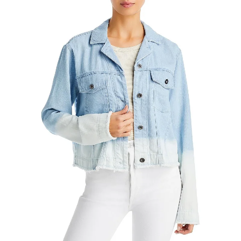 Long - Sleeve Denim Top for Cold Weather Layering Bella Dahl Womens Coco Tencel Cold Weather Denim Jacket Long - Sleeve Denim Top for Cold Weather Layering Bella Dahl Womens Coco Tencel Cold Weather Denim Jacket