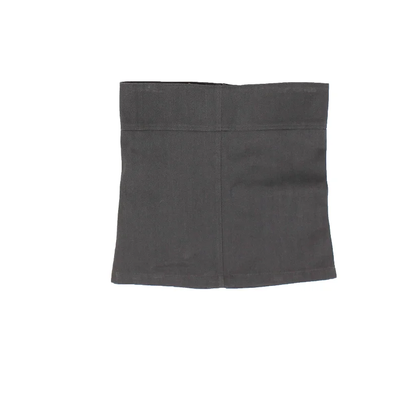 Denim Top with a Peplum Hem for a Flirty and Feminine Look Roni Ilan DARK GREY Roni Ilan GREY DENIM TOP WITH ZIP ON BACK Denim Top with a Peplum Hem for a Flirty and Feminine Look Roni Ilan DARK GREY Roni Ilan GREY DENIM TOP WITH ZIP ON BACK