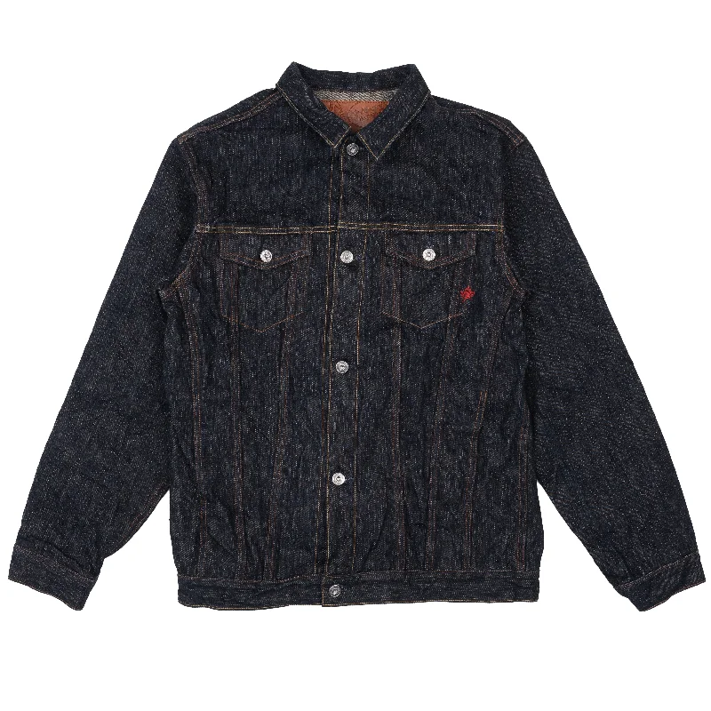 Oversized Denim Top for a Relaxed and Casual Vibe Denim Jacket - MIJ12 - Aomidori Selvedge Oversized Denim Top for a Relaxed and Casual Vibe Denim Jacket - MIJ12 - Aomidori Selvedge