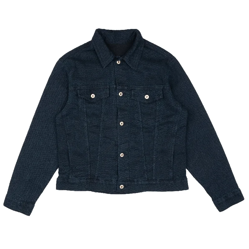 Denim Top with a Floral Print for a Feminine Touch Denim Jacket - Yagasuri Denim