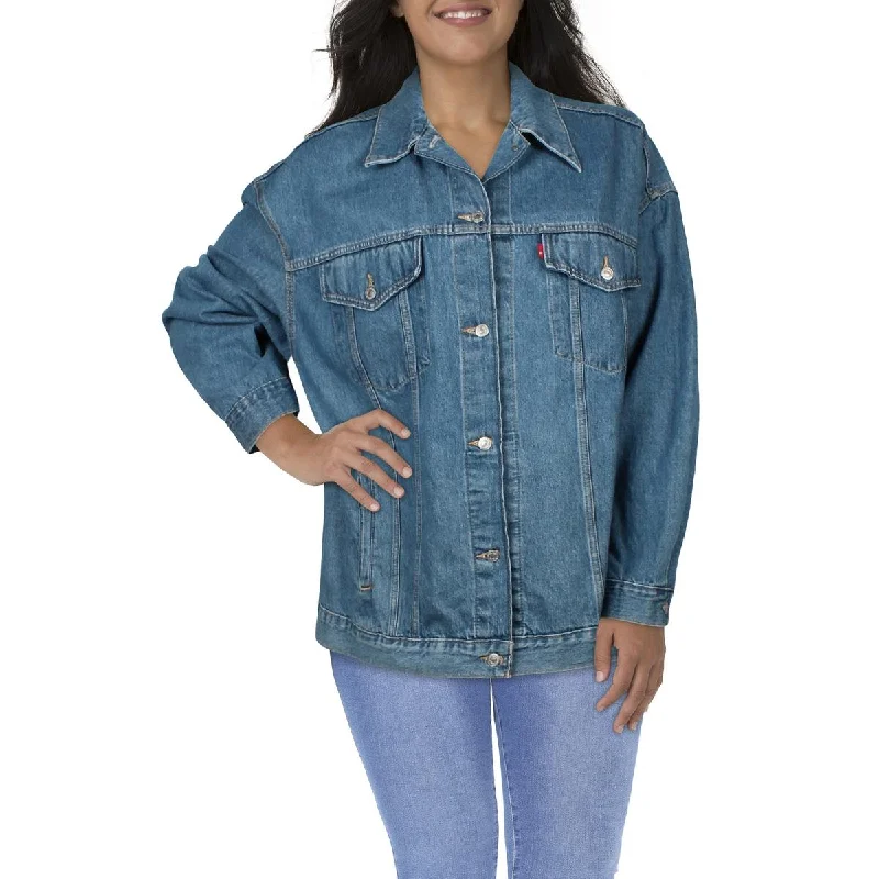 Denim Top for a Beachside Picnic with a Laid - Back Style Levi Strauss & Co. Womens Plus Denim Short Denim Jacket Denim Top for a Beachside Picnic with a Laid - Back Style Levi Strauss & Co. Womens Plus Denim Short Denim Jacket