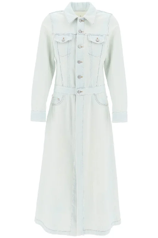 Embroidered Denim Top with Intricate Patterns lightweight denim coat S52AA0172 S30460 LIGHT BLUE Embroidered Denim Top with Intricate Patterns lightweight denim coat S52AA0172 S30460 LIGHT BLUE