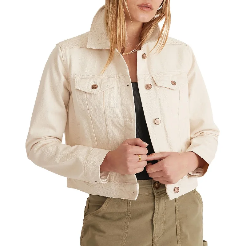 Fringed Denim Top with a Bohemian Flair Marine Layer Womens Lightweight Short Denim Jacket Fringed Denim Top with a Bohemian Flair Marine Layer Womens Lightweight Short Denim Jacket