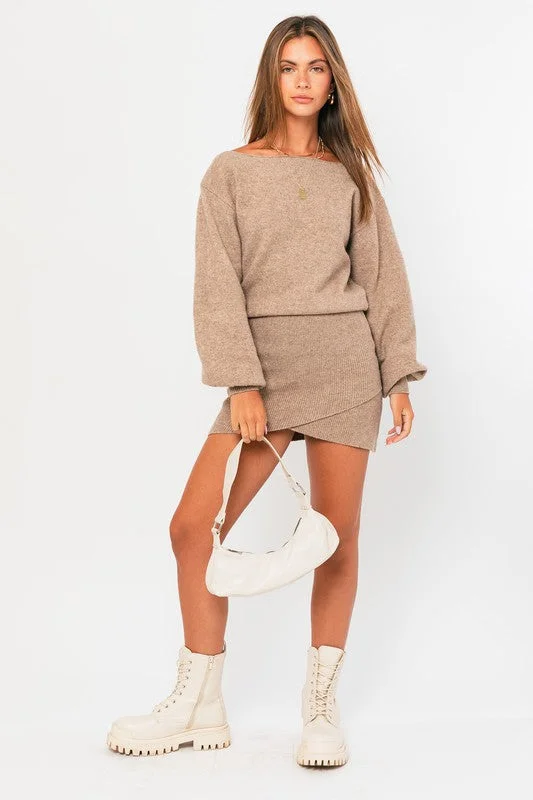 Lace - Embellished Women Dress for an Elegant and Sophisticated Appearance PREORDER - Ashton Sweater Mini Dress Lace - Embellished Women Dress for an Elegant and Sophisticated Appearance PREORDER - Ashton Sweater Mini Dress