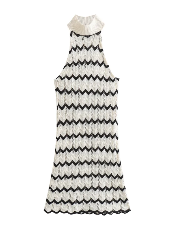 Printed Abstract Women Dress for a Modern and Artistic Appeal Blue Zone Planet | Nadia's Striped Knitted Mini Dress Printed Abstract Women Dress for a Modern and Artistic Appeal Blue Zone Planet | Nadia's Striped Knitted Mini Dress