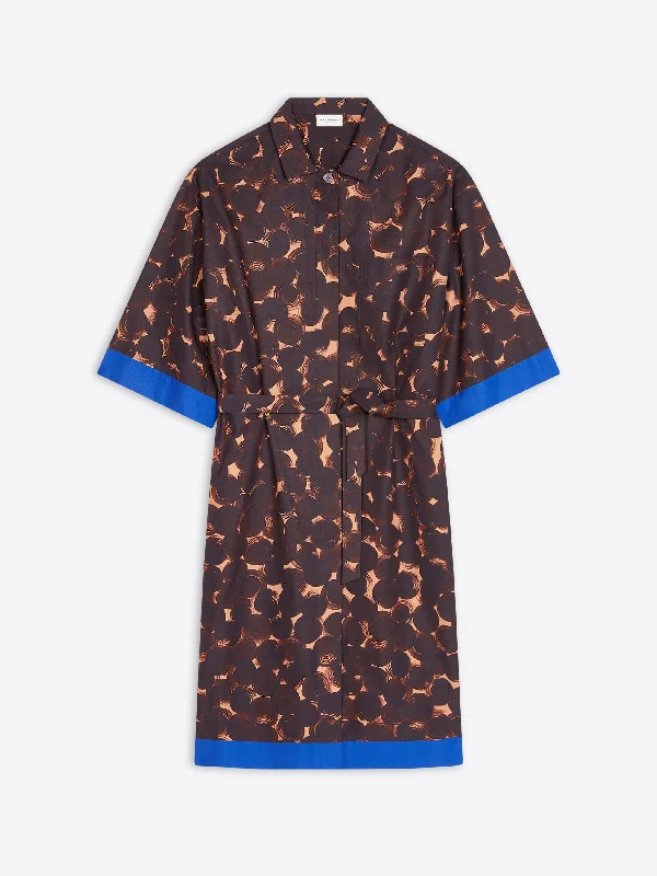 Backless Women Dress for a Sexy and Alluring Look at Evening Events Printed shirt dress Backless Women Dress for a Sexy and Alluring Look at Evening Events Printed shirt dress