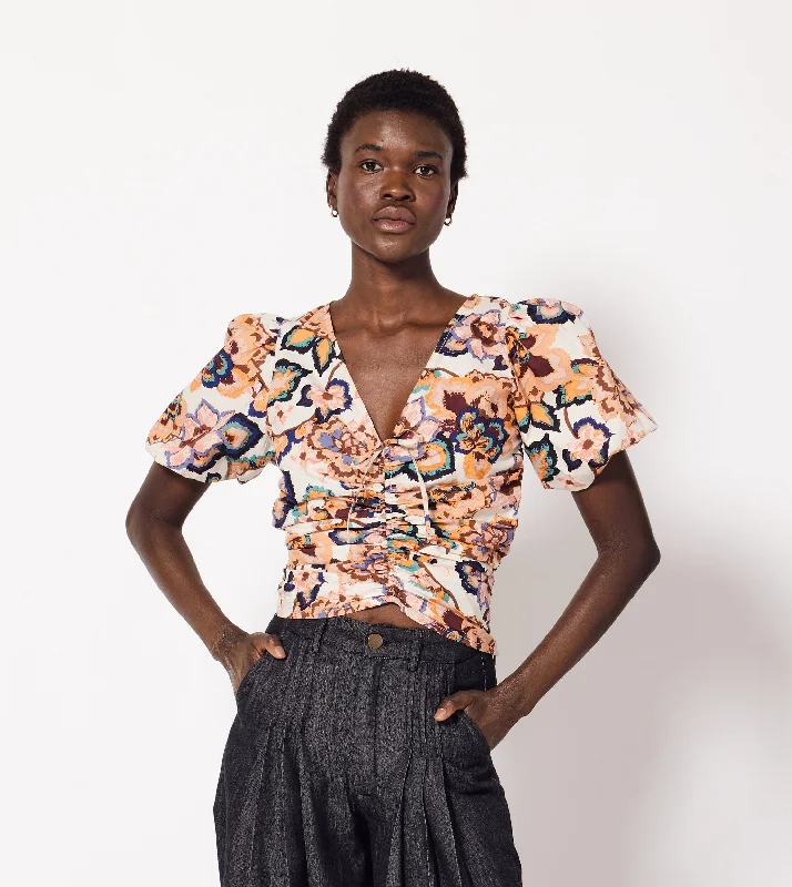 Sheath Women Dress with a Tailored Fit for a Professional Look Delphina Top | Desert Floral Sheath Women Dress with a Tailored Fit for a Professional Look Delphina Top | Desert Floral