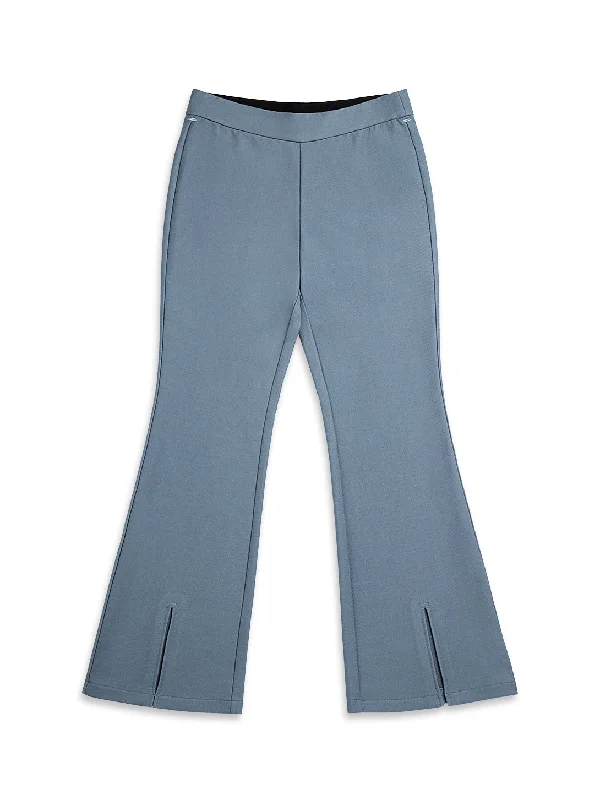 Denim women jumpsuits with ripped details for a casual - edgy look Flared Pants