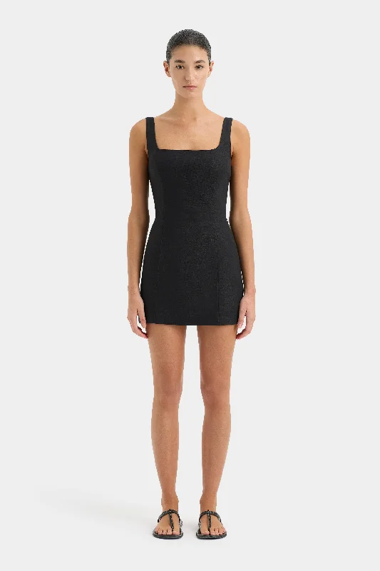 Sleeveless Women Dress in Bright Colors for Summer Parties Iris Tie Mini Dress