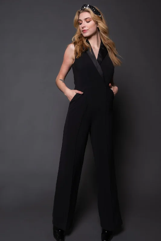 Women jumpsuits with a button - down front for a versatile and casual style Steve Madden Iva Tux Jumpsuit Women jumpsuits with a button - down front for a versatile and casual style Steve Madden Iva Tux Jumpsuit