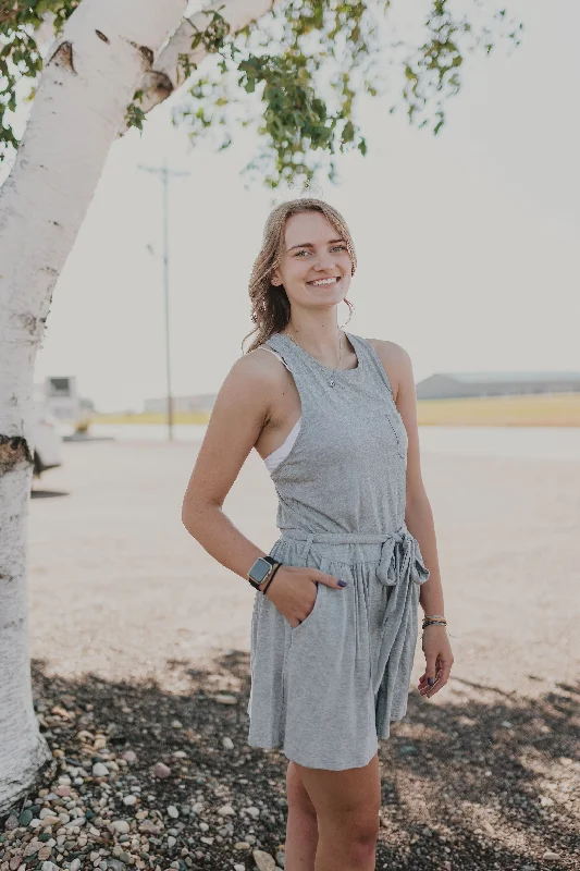 Women jumpsuits with mesh panels for a sexy and trendy appearance Knotted back flare shorts cotton romper 3 COLOR OPTIONS Women jumpsuits with mesh panels for a sexy and trendy appearance Knotted back flare shorts cotton romper 3 COLOR OPTIONS