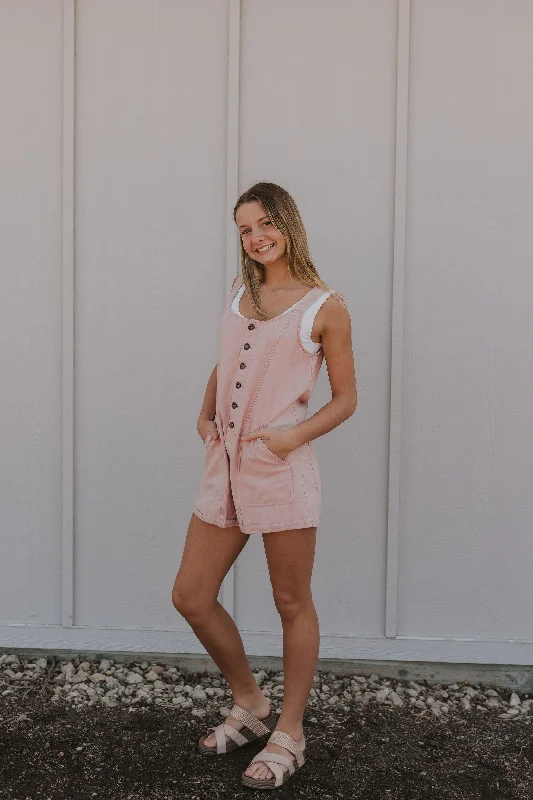 Leather women jumpsuits for a bold and confident appearance MAYA COTTON TWILL BUTTON FRONT ROMPER BY IVY & CO Leather women jumpsuits for a bold and confident appearance MAYA COTTON TWILL BUTTON FRONT ROMPER BY IVY & CO