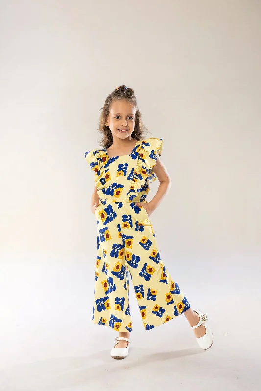 Strapless women jumpsuits for a beachside wedding or resort wear Sunshine Bloom Sleeveless Jumpsuit Strapless women jumpsuits for a beachside wedding or resort wear Sunshine Bloom Sleeveless Jumpsuit