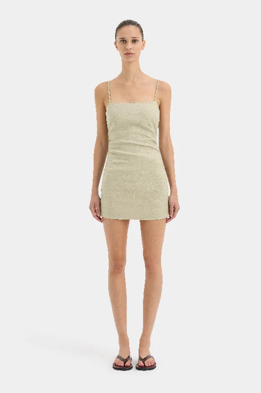 Pleated Women Dress with a Timeless and Elegant Texture Tamara Mini Dress