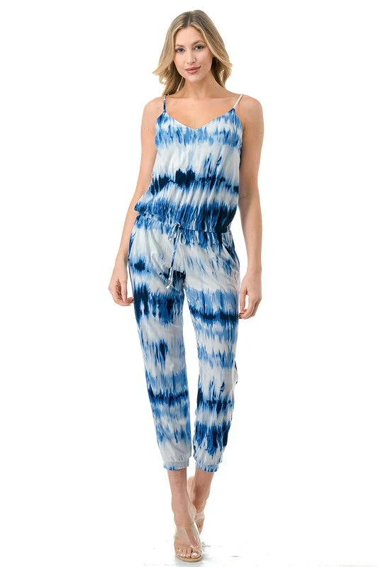 Women jumpsuits with a criss - cross back for a flirty and eye - catching detail Tank Jogger Leg Jumpsuit Women jumpsuits with a criss - cross back for a flirty and eye - catching detail Tank Jogger Leg Jumpsuit