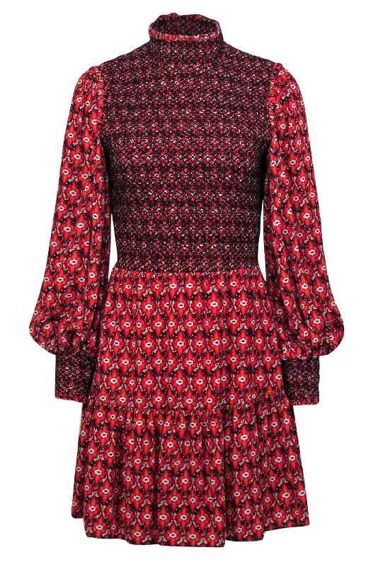 Maxi Women Dress with Floral Print for a Bohemian Vibe Maxi Women Dress with Floral Print for a Bohemian Vibe Alice & Olivia - Red Bohemian Print Mock Neck Dress Sz 12 Maxi Women Dress with Floral Print for a Bohemian Vibe Maxi Women Dress with Floral Print for a Bohemian Vibe Alice & Olivia - Red Bohemian Print Mock Neck Dress Sz 12