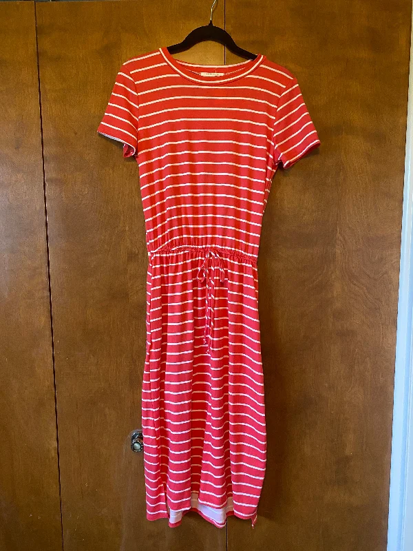 Plus Size Women Dress with a Flattering A - Line Cut for Comfort and Style Plus Size Women Dress with a Flattering A - Line Cut for Comfort and Style Coral Stripe Midi Dress Plus Size Women Dress with a Flattering A - Line Cut for Comfort and Style Plus Size Women Dress with a Flattering A - Line Cut for Comfort and Style Coral Stripe Midi Dress