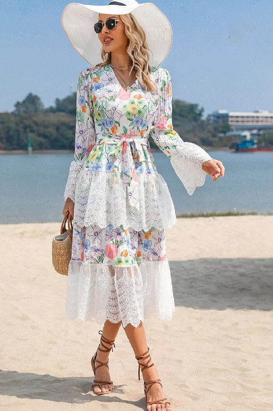 Lace - Embellished Women Dress for an Elegant and Sophisticated Appearance Lace - Embellished Women Dress for an Elegant and Sophisticated Appearance Spliced Lace Dress Lace - Embellished Women Dress for an Elegant and Sophisticated Appearance Lace - Embellished Women Dress for an Elegant and Sophisticated Appearance Spliced Lace Dress