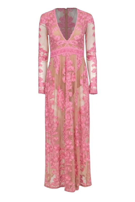 Plus Size Women Dress with a Flattering A - Line Cut for Comfort and Style Plus Size Women Dress with a Flattering A - Line Cut for Comfort and Style For Love & Lemons - Nude Mesh & Pink Embroidered Plunge Gown w/ Bodysuit Sz M Plus Size Women Dress with a Flattering A - Line Cut for Comfort and Style Plus Size Women Dress with a Flattering A - Line Cut for Comfort and Style For Love & Lemons - Nude Mesh & Pink Embroidered Plunge Gown w/ Bodysuit Sz M