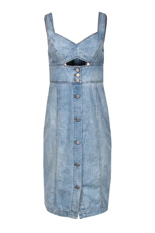 Backless Women Dress for a Sexy and Alluring Look at Evening Events Backless Women Dress for a Sexy and Alluring Look at Evening Events La Vie Rebecca Taylor - Medium Wash Denim Sleeveless Button-Up Midi Dress Sz S Backless Women Dress for a Sexy and Alluring Look at Evening Events Backless Women Dress for a Sexy and Alluring Look at Evening Events La Vie Rebecca Taylor - Medium Wash Denim Sleeveless Button-Up Midi Dress Sz S