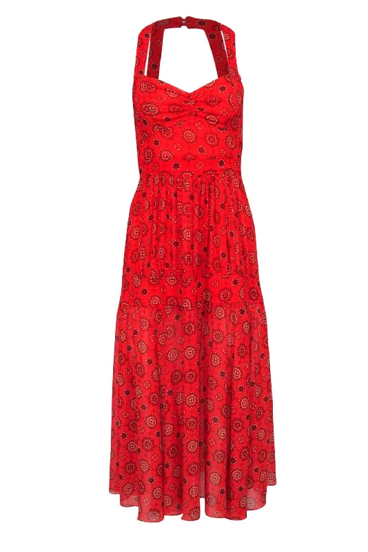 Mermaid - Style Women Dress with a Fitted Silhouette for Special Occasions Mermaid - Style Women Dress with a Fitted Silhouette for Special Occasions Marissa Webb - Red Bohemian Print Tiered Maxi Dress w/ Back Cutout Sz XS Mermaid - Style Women Dress with a Fitted Silhouette for Special Occasions Mermaid - Style Women Dress with a Fitted Silhouette for Special Occasions Marissa Webb - Red Bohemian Print Tiered Maxi Dress w/ Back Cutout Sz XS