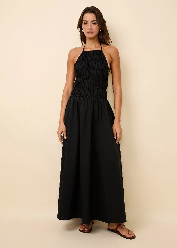Pleated Women Dress with a Timeless and Elegant Texture Pleated Women Dress with a Timeless and Elegant Texture Meira Dress Noir Pleated Women Dress with a Timeless and Elegant Texture Pleated Women Dress with a Timeless and Elegant Texture Meira Dress Noir