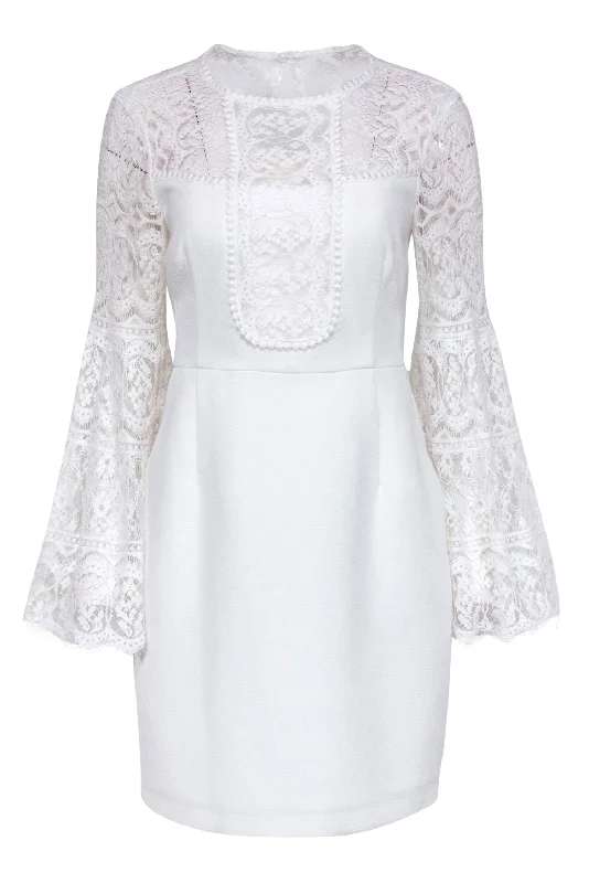 Backless Women Dress for a Sexy and Alluring Look at Evening Events Backless Women Dress for a Sexy and Alluring Look at Evening Events Nanette Lepore - White Lace Paneled Bell Sleeve "Dancer" Sheath Dress Sz 8 Backless Women Dress for a Sexy and Alluring Look at Evening Events Backless Women Dress for a Sexy and Alluring Look at Evening Events Nanette Lepore - White Lace Paneled Bell Sleeve "Dancer" Sheath Dress Sz 8