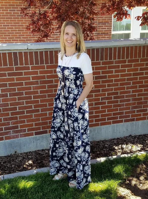 Off - the - Shoulder Women Dress for a Romantic and Feminine Look Off - the - Shoulder Women Dress for a Romantic and Feminine Look Navy floral Maxi Dress Off - the - Shoulder Women Dress for a Romantic and Feminine Look Off - the - Shoulder Women Dress for a Romantic and Feminine Look Navy floral Maxi Dress