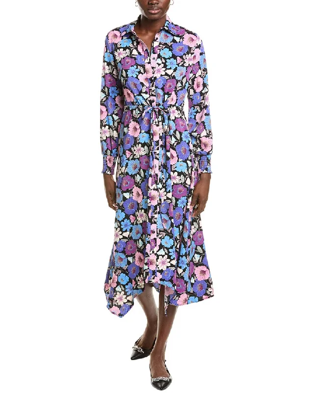 Sleeveless Women Dress in Bright Colors for Summer Parties Sleeveless Women Dress in Bright Colors for Summer Parties Nicole Miller Shirtdress