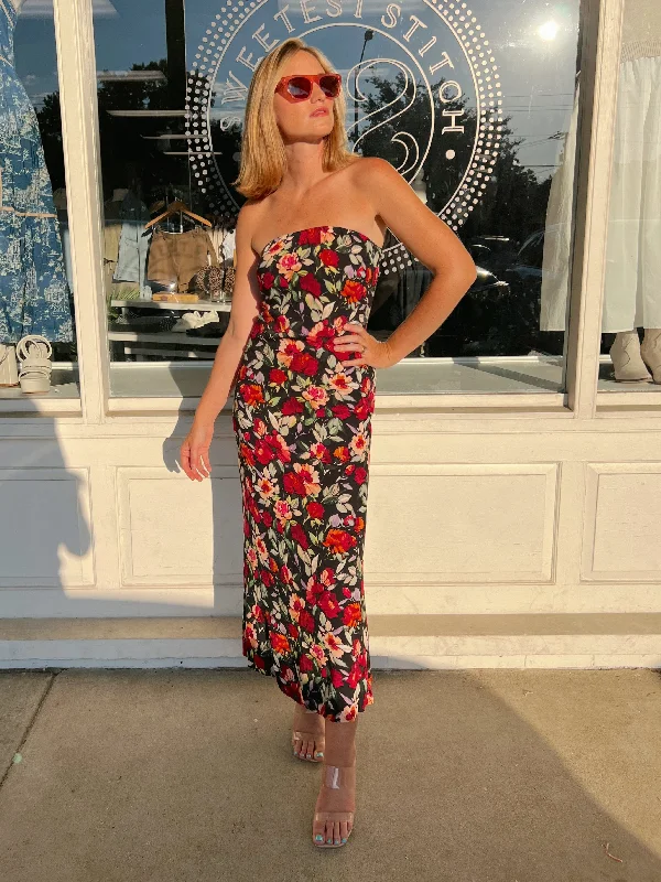 Plus Size Women Dress with a Flattering A - Line Cut for Comfort and Style Plus Size Women Dress with a Flattering A - Line Cut for Comfort and Style Night Out Strapless Floral Midi Dress Plus Size Women Dress with a Flattering A - Line Cut for Comfort and Style Plus Size Women Dress with a Flattering A - Line Cut for Comfort and Style Night Out Strapless Floral Midi Dress