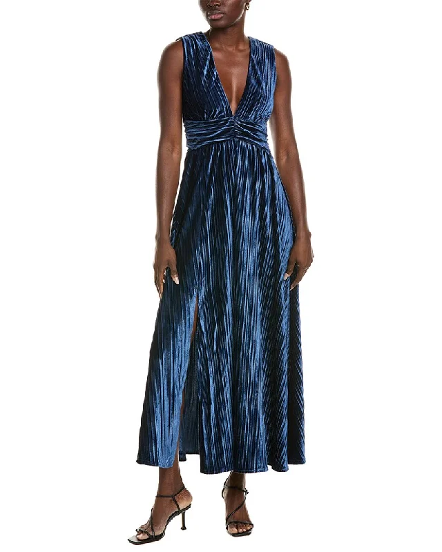 Printed Abstract Women Dress for a Modern and Artistic Appeal Printed Abstract Women Dress for a Modern and Artistic Appeal Rachel Parcell Pleated Velvet Maxi Dress