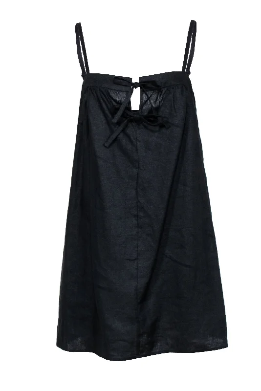 Sheath Women Dress with a Tailored Fit for a Professional Look Sheath Women Dress with a Tailored Fit for a Professional Look Reformation - Black Sleeveless Linen “Winifred” Shift Dress w/ Ties Sz 8 Sheath Women Dress with a Tailored Fit for a Professional Look Sheath Women Dress with a Tailored Fit for a Professional Look Reformation - Black Sleeveless Linen “Winifred” Shift Dress w/ Ties Sz 8