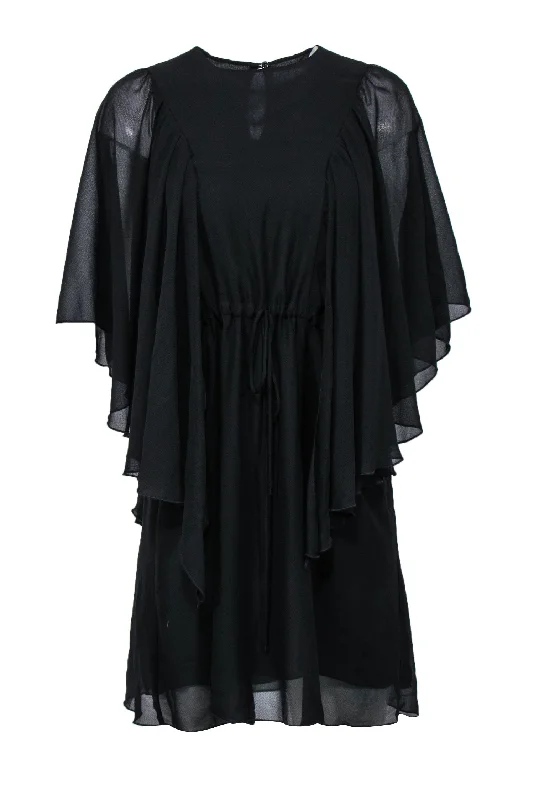 Backless Women Dress for a Sexy and Alluring Look at Evening Events Backless Women Dress for a Sexy and Alluring Look at Evening Events See by Chloe - Black Silky Sheer Flutter Sleeve Fitted Dress Sz 4 Backless Women Dress for a Sexy and Alluring Look at Evening Events Backless Women Dress for a Sexy and Alluring Look at Evening Events See by Chloe - Black Silky Sheer Flutter Sleeve Fitted Dress Sz 4